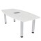 Skutchi Designs 33.5 in W, 69.5 in L, 29 in H, Engineered Wood Top, White H-BOT-3470-PT-EL-WC - alternate 1